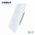 Livolo EUA Padrão 2Gang 2Way Interruptor de Toque de Luz de Parede Com Função Remoto VL-C502SR-11